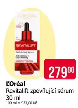 Teta L'Oréal Revitalift zpevňující sérum 30 ml nabídka