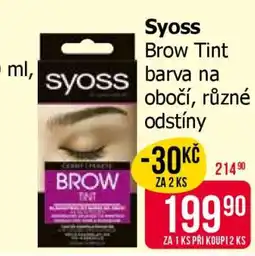 Teta Syoss Brow Tint nabídka