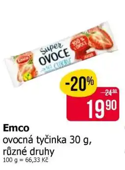 Teta Emco ovocná tyčinka 30 g nabídka