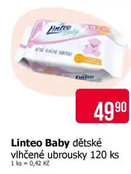 Teta Linteo Baby dětské vlhčené ubrousky 120 ks nabídka