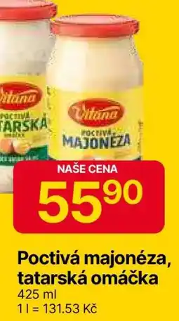 Hruška Poctivá Majonéza, Tatarská omáčka nabídka
