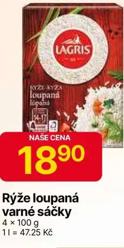 Hruška Rýže loupaná varné sáčky nabídka