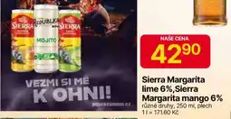 Hruška Sierra Margarita lime 6%, Sierra Margarita mango 6% nabídka