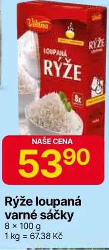 Hruška Rýže loupaná varné sáčky nabídka