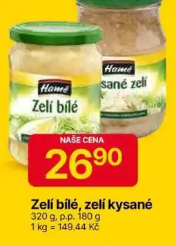Hruška Zelí bílé, zelí kysané nabídka