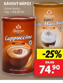 Lidl Kávový nápoj nabídka