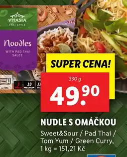 Lidl VITASIA Nudle s omáčkou nabídka