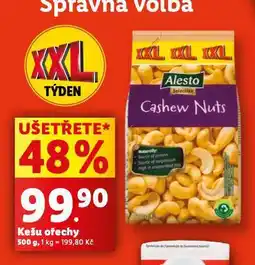 Lidl Kešu ořechy nabídka