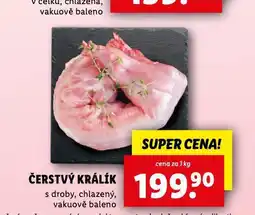 Lidl Čerstvý králík nabídka