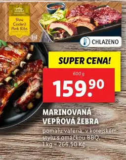Lidl VITASIA Marinovaná vepřová žebra nabídka