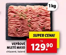 Lidl Vepřové mleté maso nabídka