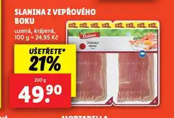 Lidl Slanina z vepřového boku nabídka