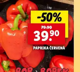 Lidl Paprika červená nabídka