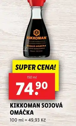 Lidl Kikkoman sojová omáčka nabídka