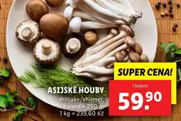 Lidl Asijské houby nabídka