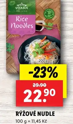 Lidl VITASIA Rýžové nudle nabídka