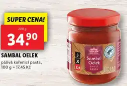 Lidl VITASIA Sambal oelek pálivá kořenicí pasta nabídka