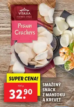 Lidl VITASIA Smažený snack z manioku a krevet nabídka