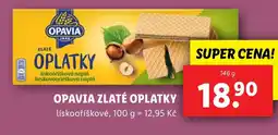 Lidl Opavia zlaté oplatky nabídka