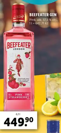 Lidl Beefeater gin nabídka