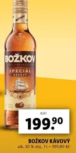 Lidl Božkov kávový nabídka