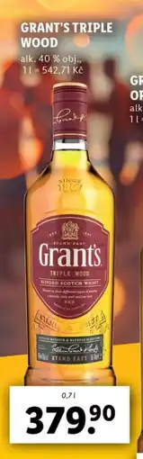 Lidl Grant's triple wood nabídka