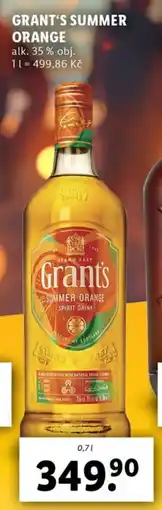 Lidl Grant's summer orange nabídka