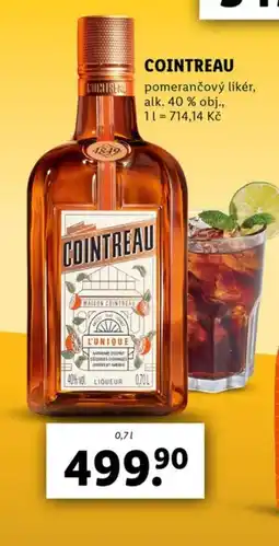 Lidl COINTREAU pomerančový likér, nabídka
