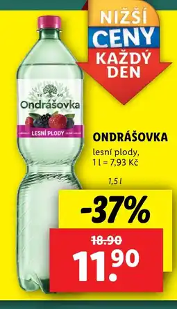 Lidl ONDRÁŠOVKA lesní plody nabídka