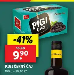 Lidl Pigi černý čaj nabídka