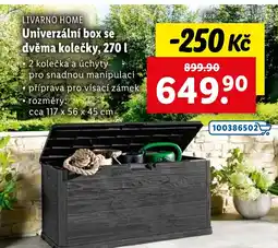 Lidl LIVARNO HOME Univerzální box se dvěma kolečky nabídka