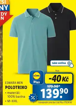 Lidl ESMARA Men Polotriko nabídka