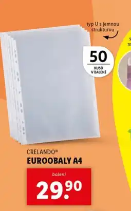 Lidl CRELANDO® Euroobaly A4 nabídka