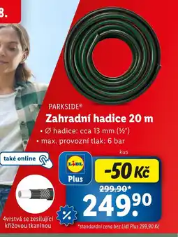 Lidl PARKSIDE® Zahradní hadice nabídka