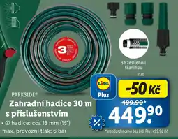 Lidl PARKSIDE® Zahradní hadice s příslušenstvím nabídka