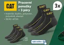 Lidl CAT Pracovní ponožky - 3 páry nabídka