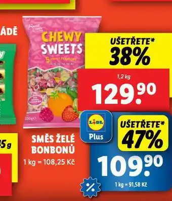 Lidl Směs želé bonbonů nabídka