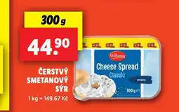 Lidl Čerstvý smetanový sýr nabídka