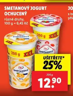 Lidl Smetanový jogurt ochucený nabídka
