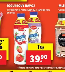 Lidl Jogurtový nápoj nabídka