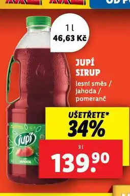 Lidl Jupí sirup nabídka