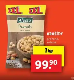 Lidl Arašídy pražené, solené nabídka