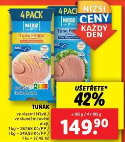 Lidl Tuňák nabídka
