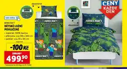 Lidl Dětské ložní povlečení minecraft nabídka