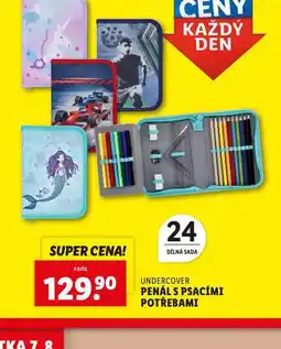 Lidl Penál s psacími potřebami nabídka
