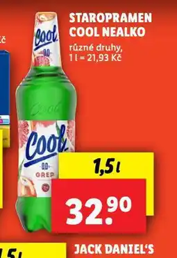 Lidl Pivo staropramen cool nealko nabídka