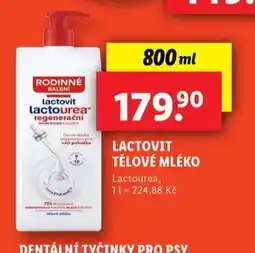 Lidl Lactovit tělové mléko nabídka