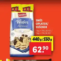 Lidl Směs oplatek / sušenek nabídka