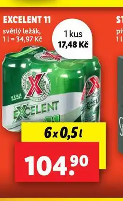 Lidl Pivo excelent 11 nabídka