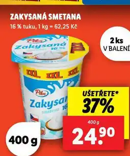 Lidl Zakysaná smetana nabídka